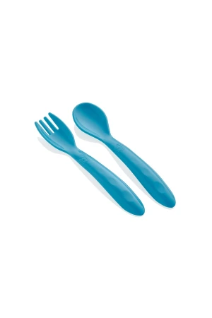 Babyjem Mama Kaşık Çatal Takımı- Mavi