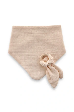 Babyjem Ahşap Diş Kaşıyıcılı Bürümcük Müslin Önlük