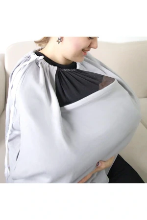 Babyjem Tül Pencereli Emzirme Önlüğü & Ana Kucağı Örtüsü 2 in 1