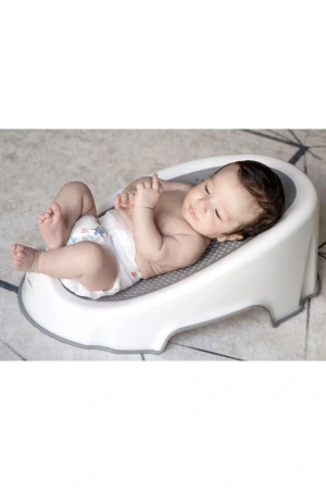 Babyjem Soft Banyo Desteği Bebek Yıkama Yardımcısı Beyaz