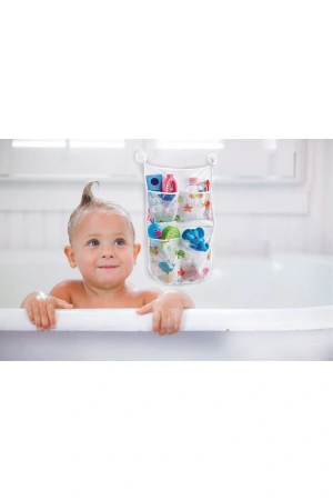 Babyjem Bebek Banyo Oyuncak Torbası - Beyaz