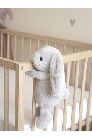 Babyjem Uyku Arkadaşım Oturabilen Tavşan Gri 35 cm