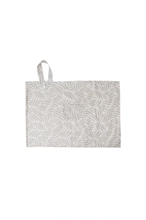 Babyjem Gri Yaprak Cepli Emzirme Önlüğü 323