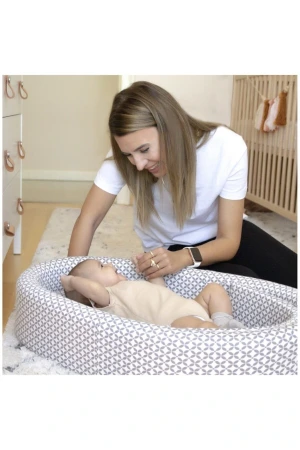 Babyjem Boy Ayarlı Yenidoğan Uyku Pedi Anne Yanı Yatağı