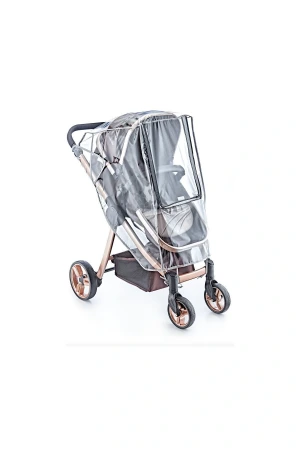 Babyjem Lüx Fermuarlı Reflektörlü Bebek Arabası Yağmurluğu Fitalatsız (22x27cm)