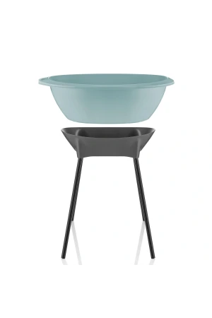 Babyjem Yeni Nesil Elegant Su Tahliyeli Giderli Ayaklı Bebek Küveti Turkuaz