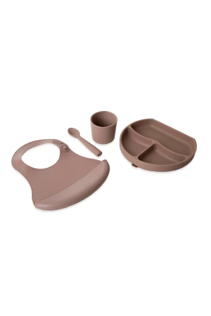 Babyjem Silikon Beslenme Seti Latte