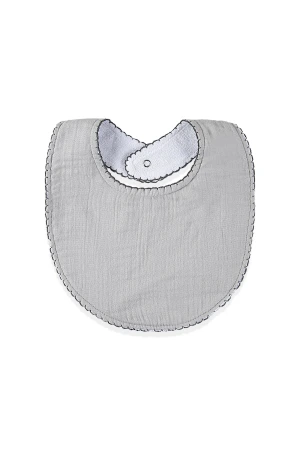Babyjem Bürümcük Müslin Önlük Gri