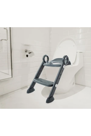 Babyjem Basamaklı Katlanır Klozet Adaptörü Antrasit