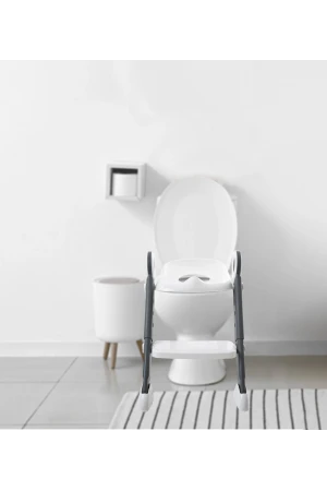 Babyjem Basamaklı Katlanır Klozet Adaptörü Beyaz