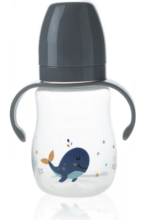 Babyjem Damlatmayan Suluk Alıştırma Bardağı 250 ml Gri