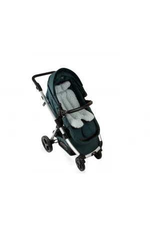 Babyjem 2 in 1 Puset ve Mama Sandalyesi Minderi Yeşil Çiçek %100 Pamuk