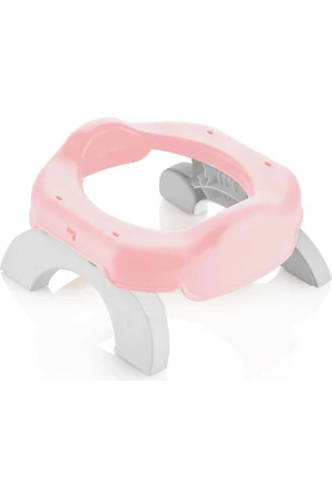 Babyjem Portatif Katlanabilir Lazımlık - Pembe (5 Adet Poşet Hediyeli)