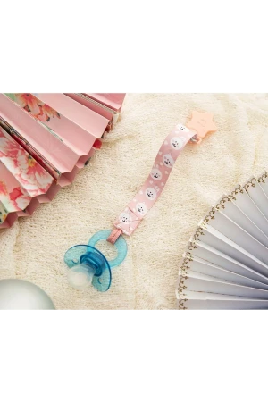 Babyjem Klipsli Emzik Askısı Pembe