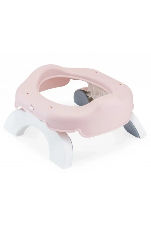 Babyjem Portatif Katlanabilir Lazımlık Soft Pembe New Color