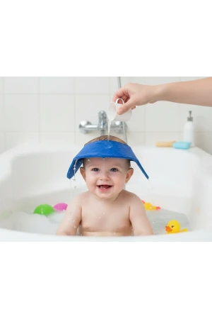 Babyjem Cırtlı Ayarlanabilir Banyo Siperi Lacivert