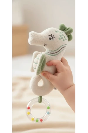 Babyjem Sevimli Arkadaşım Çıngıraklı Deniz Atı Mint Yeşili