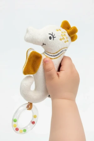 Babyjem Sevimli Arkadaşım Çıngıraklı Deniz Atı Turuncu