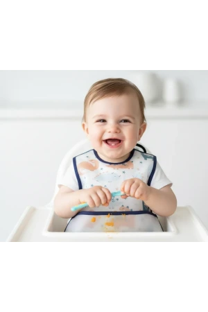 Babyjem Leke Tutmaz Giymeli Dinozor Mama Önlüğü