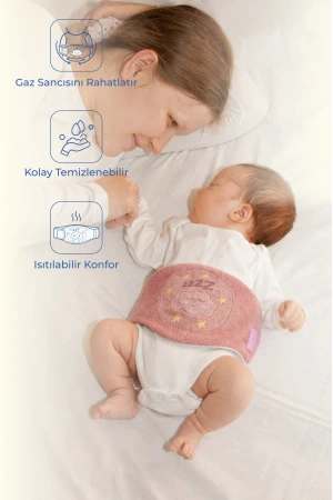 Babyjem Kiraz Çekirdekli Gaz Giderici Kemer - Gül Kurusu