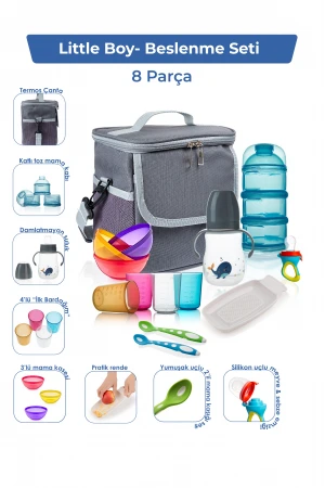 Babyjem Bebek Hediye Beslenme Seti Little Boy 8 Parça