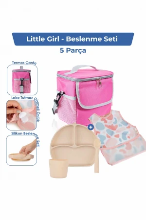 Babyjem Bebek Hediye Beslenme Seti Little Girl 5 Parça