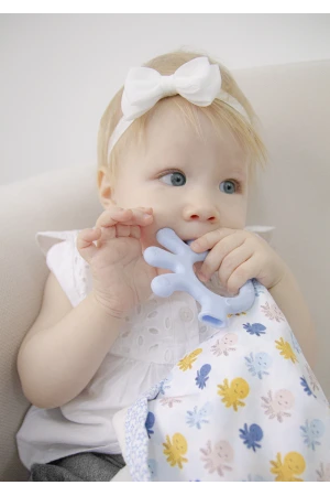 Babyjem Diş Kaşıyıcılı Rahatlatıcı Uyku Arkadaşım Mavi