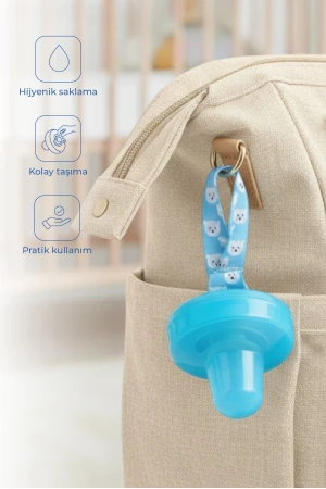 Babyjem Emzik Saklama Kabı Mavi