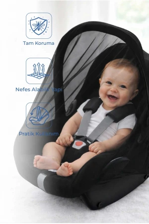 Babyjem Ana Kucağı Sinekliği Siyah