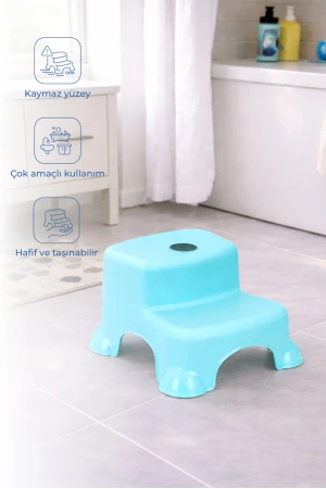Babyjem Kaydırmaz Bebek Katlı Basamağı Mint Yeşili