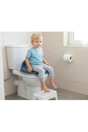 Babyjem Plastik Klozet Adaptörü New İndigo Mavi