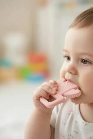 Babyjem Yumuşak Diş Kaşıyıcı Kaktüs Pembe