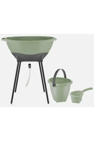 Babyjem Elegant Yenidoğan Bebek Banyo Küvet Seti Soft Yeşil