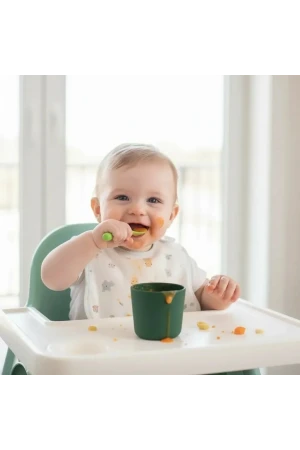 Babyjem Kolay Kavrama Silikon Bardak Yeşil