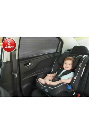 Babyjem Bebek Oto Yan Cam Perdesi Suv Jeep Büyük Boy - 2 Adet (47x107cm)