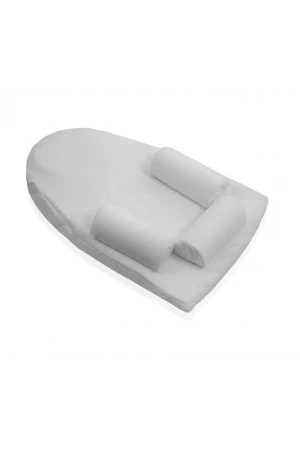 Babyjem Kiraz Çekirdekli Düz Kafa Fonksiyonlu Reflü Yastığı Beyaz