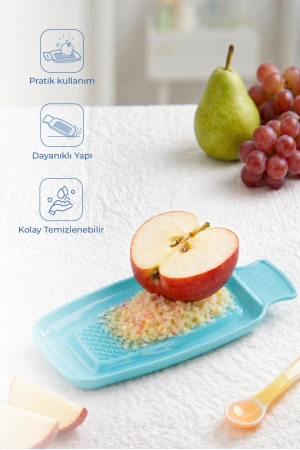 Babyjem Kırılmaz Pratik Bebek Meyve Rende Mint