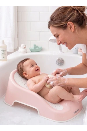 Babyjem Soft Banyo Desteği Bebek Yıkama Yardımcısı Soft Pembe