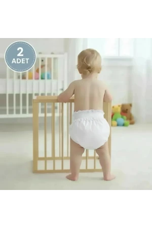 Babyjem Alıştırma Külodu 2li Paket 2 Yaş Beyaz