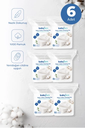 Babyjem Ultra Hassas Bebek Temizleme Pamuğu 6lı Fırsat Paketi (360 Adet)