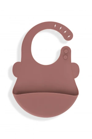 Babyjem Silikon Önlük Mocha