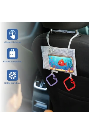 Babyjem Araç Içi Telefon Askılığı Gri Puanlı