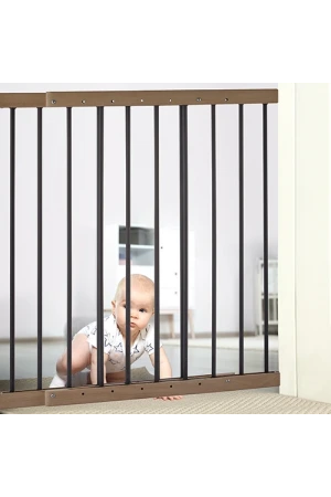 Babyjem Ayarlanabilir Ahşap Demir Destekli Güvenlik Kapısı