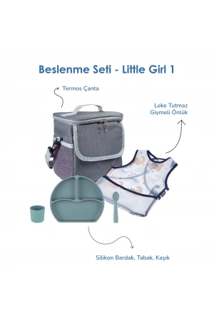 Babyjem Bebek Hediye Beslenme Seti Little Boy 5 Parça