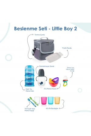 Babyjem Bebek Hediye Beslenme Seti Little Boy 8 Parça