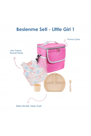 Babyjem Bebek Hediye Beslenme Seti Little Girl 5 Parça