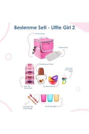Babyjem Bebek Hediye Beslenme Seti Little Girl 8 Parça