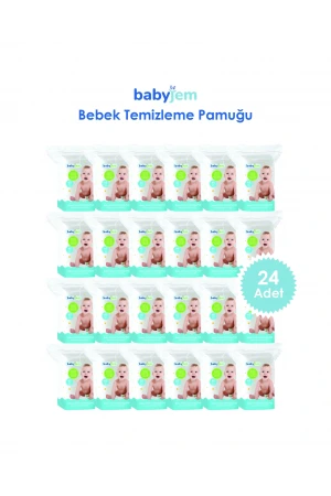 Babyjem Ultra Hassas Bebek Temizleme Pamuğu 24lü Fırsat Paketi (1440 Adet)