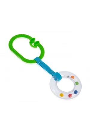 Babyjem Pusete Asılabilir Oval Sesli Çıngırak Yeşil