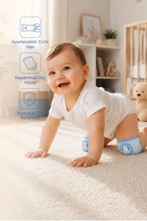 Babyjem Emekleme Dizliği Mavi